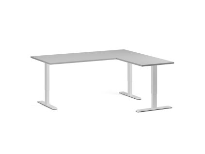 rohovy vyskove nastavitelny stul 180x160 cm 3 motory l p bila podnoz seda 103459