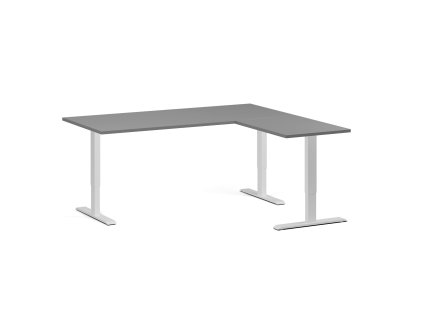 rohovy vyskove nastavitelny stul 180x160 cm 3 motory l p bila podnoz grafit 106460