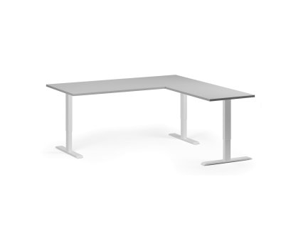 rohovy vyskove nastavitelny stul 180x180 cm 3 motory l p bila podnoz seda 103396