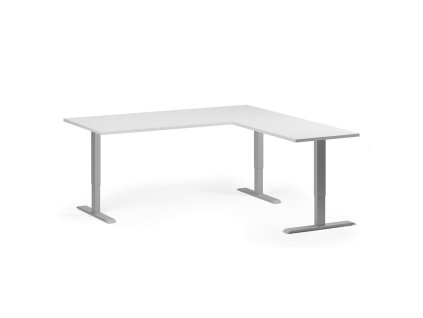 rohovy vyskove nastavitelny stul 180x180 cm 3 motory l p seda podnoz bila 103054