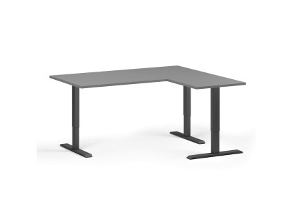 rohovy vyskove nastavitelny stul 160x140 cm 3 motory l p cerna podnoz grafit 106492