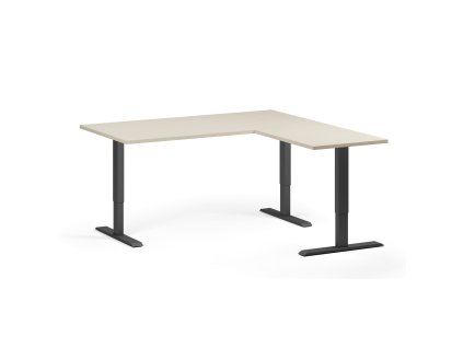 rohovy vyskove nastavitelny stul 160x160 cm 3 motory l p cerna podnoz briza 102901