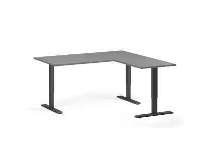 rohovy vyskove nastavitelny stul 160x160 cm 3 motory l p cerna podnoz grafit 106499