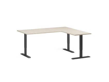 rohovy vyskove nastavitelny stul 180x160 cm 3 motory l p cerna podnoz briza 102681