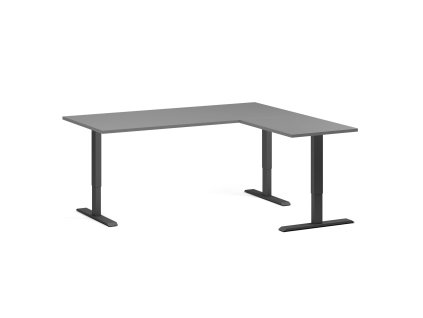 rohovy vyskove nastavitelny stul 180x160 cm 3 motory l p cerna podnoz grafit 106500