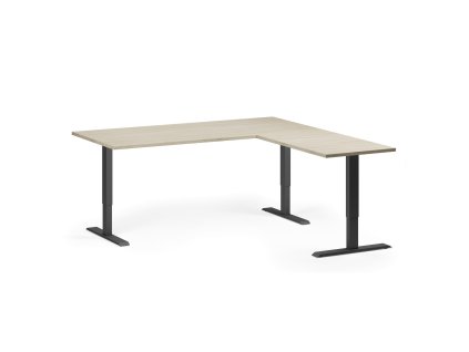 rohovy vyskove nastavitelny stul 180x180 cm 3 motory l p cerna podnoz dub prirodni 102632