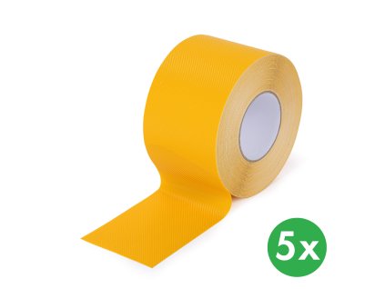 protiskluzova paska pro mokre prostredi 100 mm x 18 3 m baleni 5 ks vodeodolna zluta 116751
