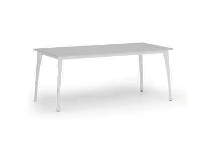 jednaci kancelarsky stul primo omega 180x90 cm bila podnoz seda 107323