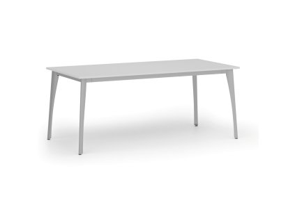 jednaci kancelarsky stul primo omega 180x90 cm seda podnoz bila 107735