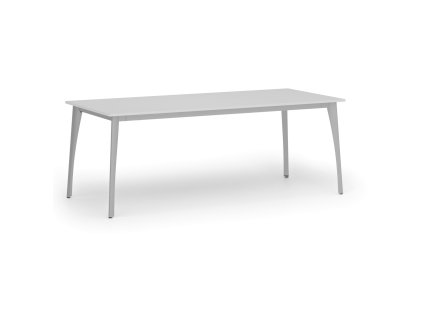 jednaci kancelarsky stul primo omega 200x90 cm seda podnoz bila 107864