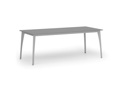 jednaci kancelarsky stul primo omega 200x90 cm seda podnoz grafit 107868