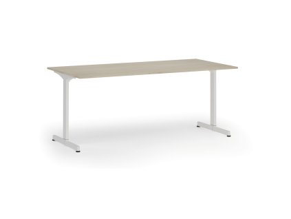 kancelarsky stul primo beta 180x90 cm bila podnoz dub prirodni 107979