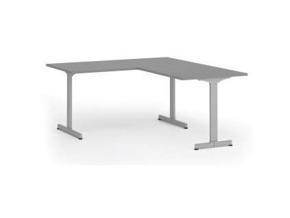 rohovy kancelarsky stul primo beta l 160x180 cm l p seda podnoz grafit 107780