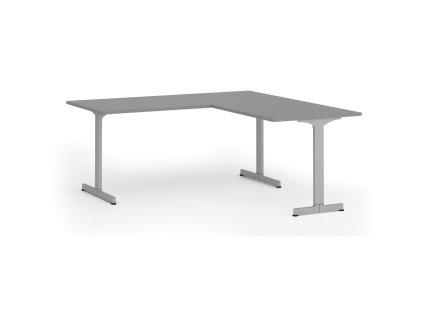 rohovy kancelarsky stul primo beta l 180x180 cm l p seda podnoz grafit 107251