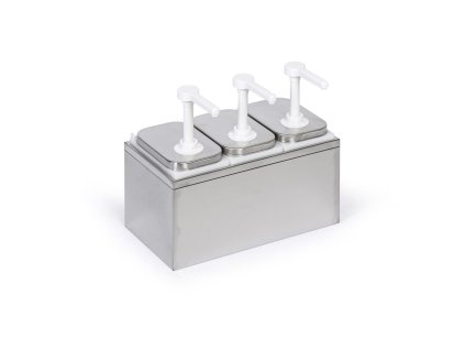 davkovac na omacky 3 pumpicky 3x 2 l 370 x 200 x 255 mm 111351