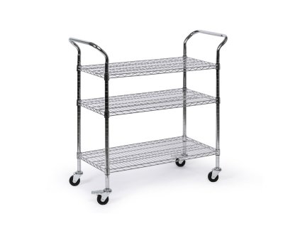 policovy vozik 3 dratene police 900 x 450 x 1050 mm 112011