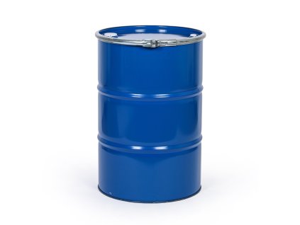 ocelovy sud 212 l ral 5010 surovy lakovany 114662