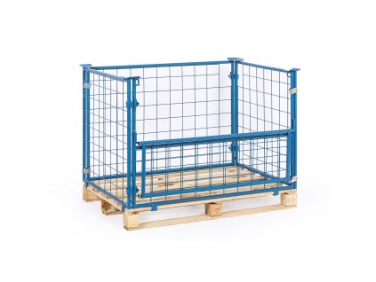 drateny paletovy nastavec sklopna podelna stena 1200 x 800 x 800 mm 114859