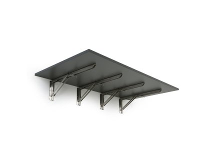 sklapeci stul na zed 120x60 cm nosnost 60 kg grafit 113979