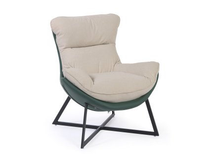 semisove kreslo siesta zelena bila 124497