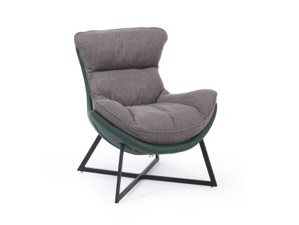 semisove kreslo siesta zelena seda 114742