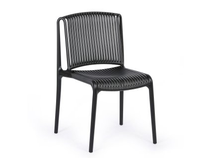 plastova bistro zidle gordon cerna 119243