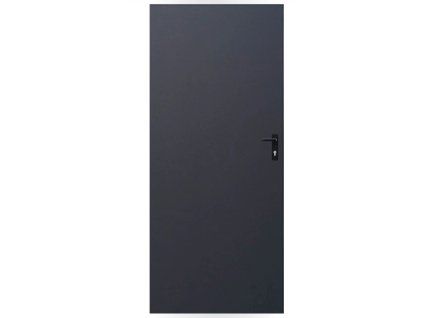 plechove dvere 80 leve antracit 145444