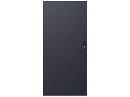 plechove dvere 90 leve antracit 131802