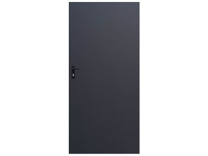 plechove dvere 90 prave antracit 131798