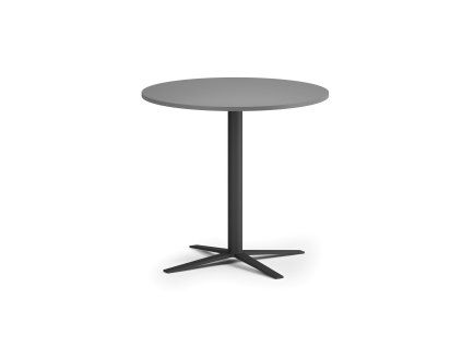 konferencni stolek aura prumer 60 cm cerna podnoz grafit 122569