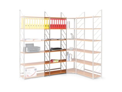 regal s laminovanymi policemi pridavny 2030 x 600 x 365 mm buk 491