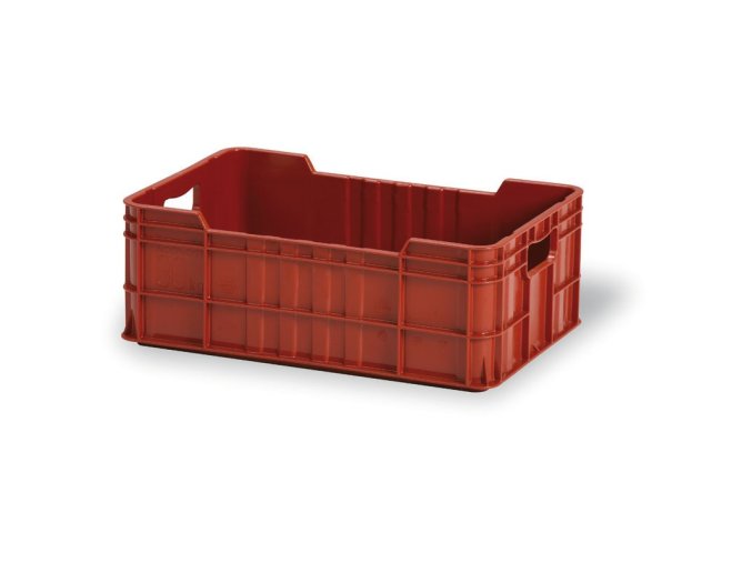 Plastová přepravka na maso, typ PM1 40-30, 600 x 400 x 220 mm