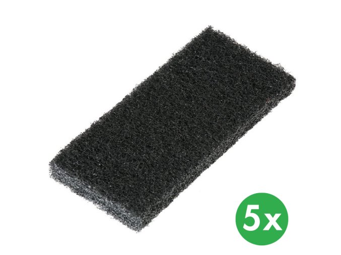 Pady na drhnutí podlah a povrchů, 25 x 11,2 cm, vysoká tvrdost (5 ks)