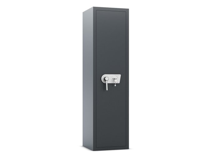Trezor pro dlouhé zbraně DAKOTA 5, 1500 x 400 x 400 mm, zámek na klíč