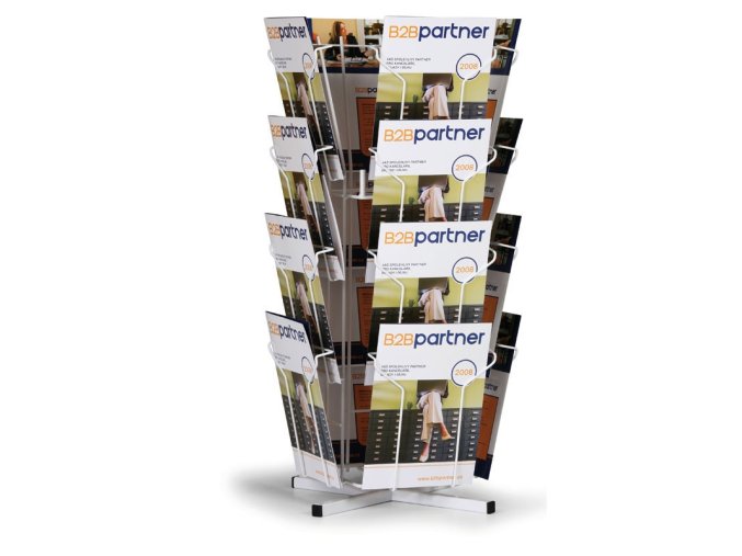 otocny stolni stojan na prospekty 16x a4 1364