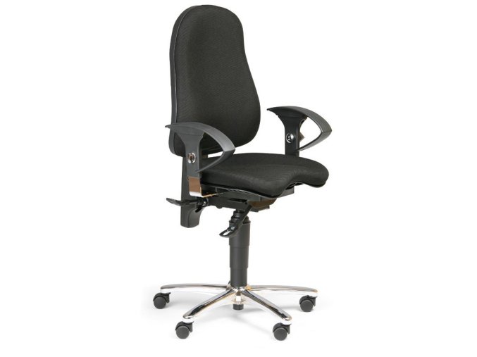 zdravotni balancni kancelarska zidle exeter cerna 842