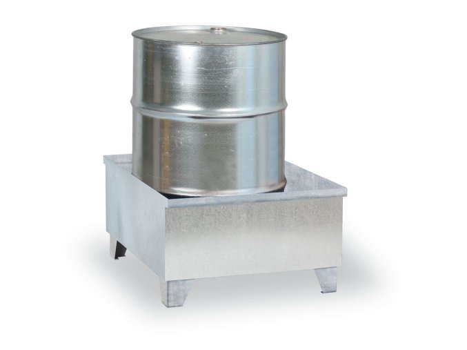 pozinkovana zachytna vana pro 1 sud 100 l 14100