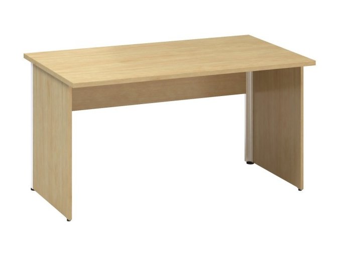 Kancelářský psací stůl CLASSIC A, 1400 x 800 mm, divoká hruška