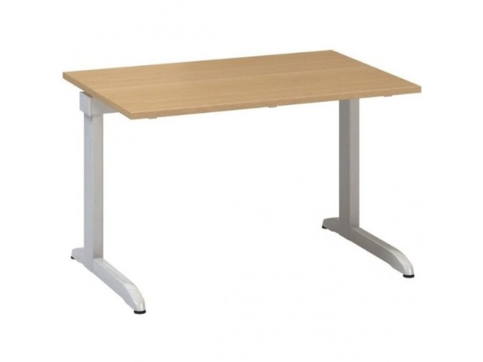 Kancelářský psací stůl CLASSIC C, 1200 x 800 mm, buk