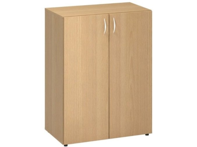 Kancelářská skříň CLASSIC, 800 x 470 x 1063 mm, buk