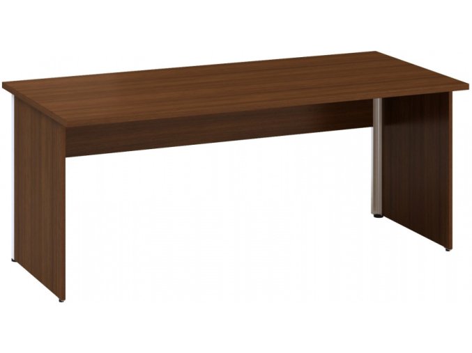 Kancelářský psací stůl CLASSIC A, 1800 x 800 mm, ořech