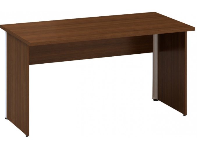 Kancelářský psací stůl CLASSIC A, 1400 x 700 mm, ořech