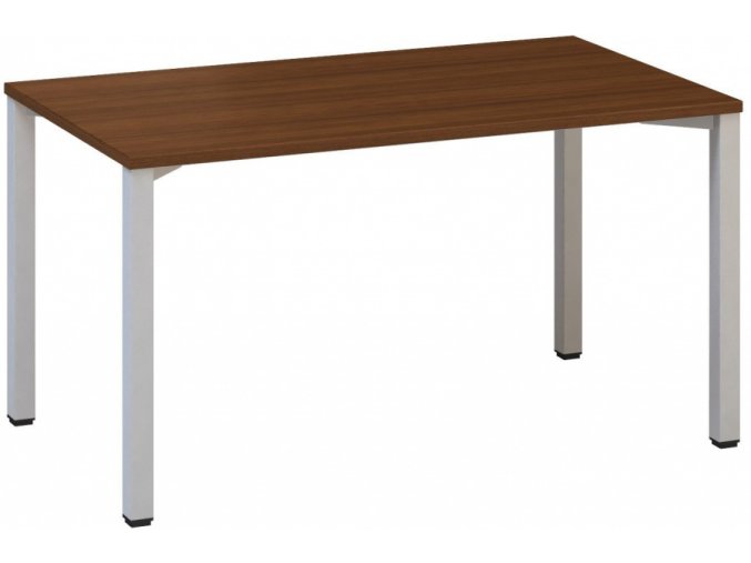 Kancelářský psací stůl CLASSIC B, 1400 x 800 mm, ořech