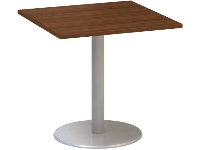 Stůl konferenční CLASSIC A, 800 x 800 x 742 mm, ořech