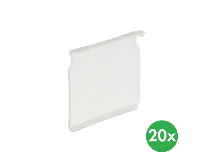 Dělící přepážky pro regálové boxy MAX, šířka 115 mm, 20 ks