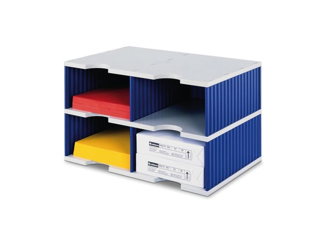 tridici moduly 4 siroke prihradky modra 2589