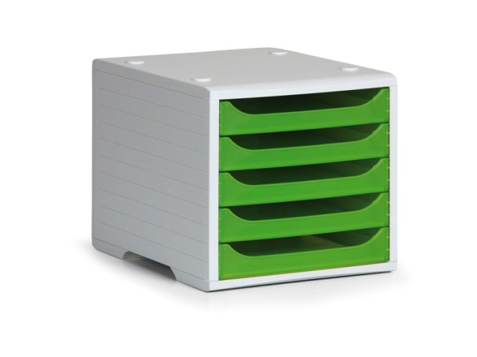 Třídící box, zelená průhledná