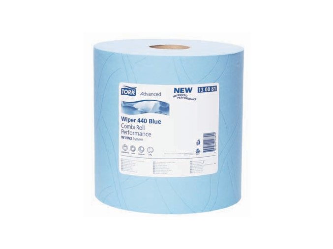 Tork Premium 510 víceúčelové utěrky, kombi role, modrá, šířka 320 mm