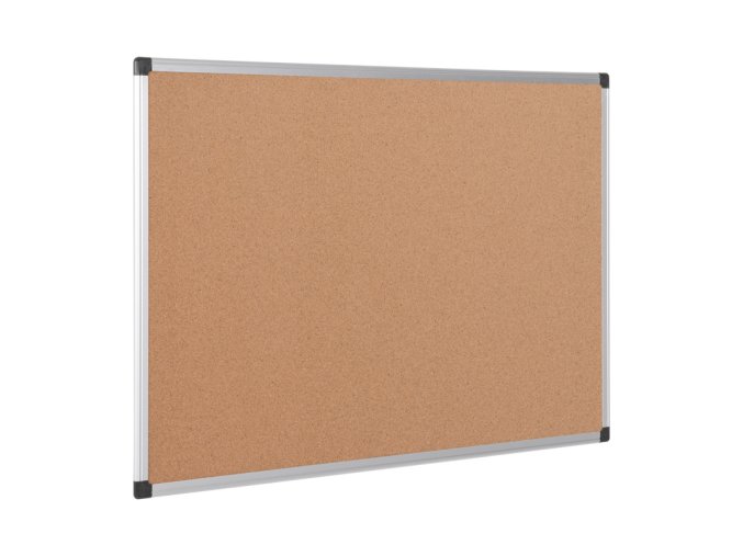 Korková nástěnka, 1200 x 900 mm, eloxovaný rám