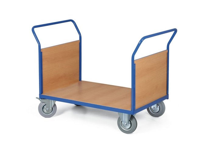 Plošinový vozík - 2 madla s výplní, plošina 1200x800 mm, 500 kg